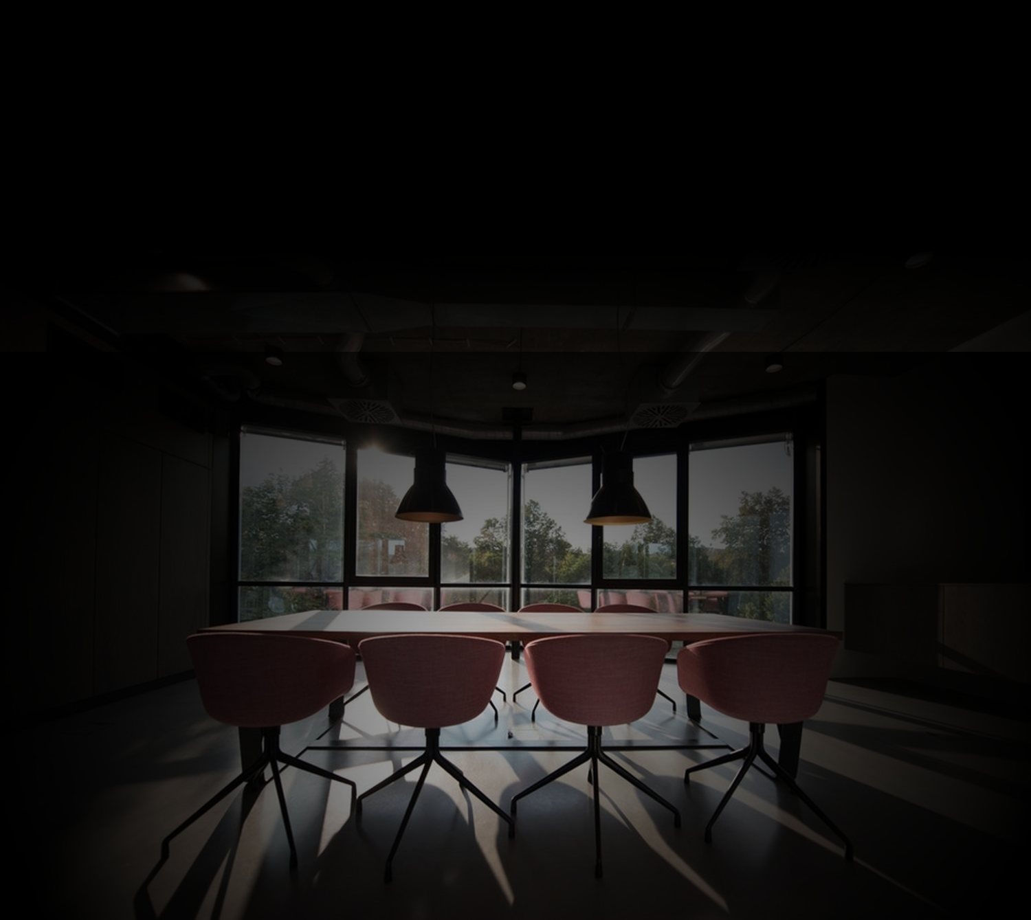 A room set for a mastermind session