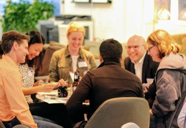 Founders in an InFounders mastermind session