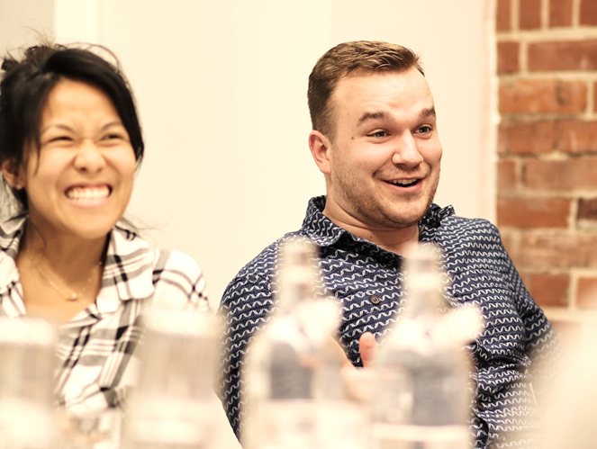 An InFounders mastermind group in conversation
